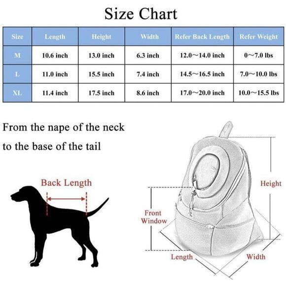 Comfortable Dog Cat Carrier Backpack Bag Pink - Picture 4 of 7